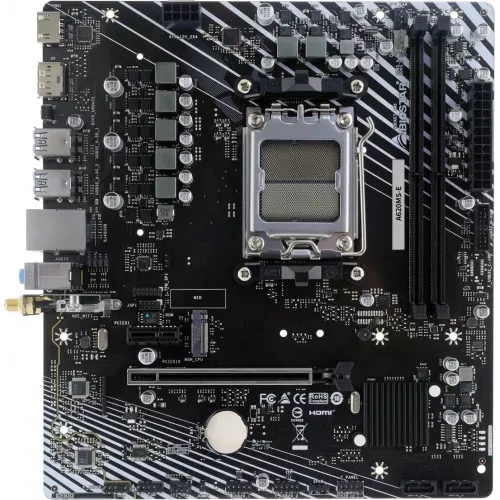Материнская плата Biostar A620MS-E Socket AM5 AMD A620A 2xDDR5 mATX AC`97 8ch(7.1) GbLAN RAID+HDMI+DP