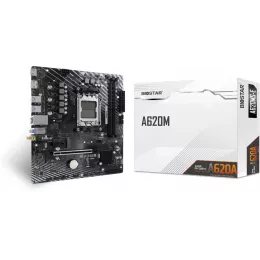 Материнская плата Biostar A620MS-E Socket AM5 AMD A620A 2xDDR5 mATX AC`97 8ch(7.1) GbLAN RAID+HDMI+DP