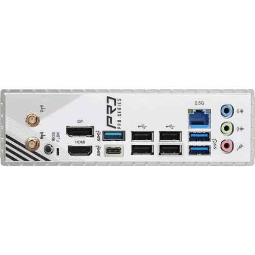 Материнская плата Asrock A620AM Pro RS WiFi Socket AM5 AMD A620A 4xDDR5 mATX AC`97 8ch(7.1) 2.5Gg RAID+HDMI+DP