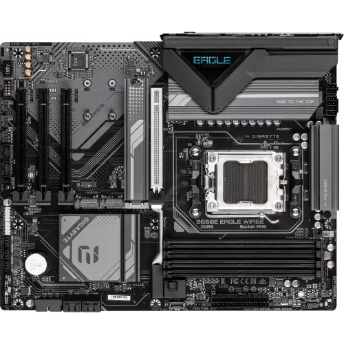 Материнская плата Gigabyte B650E EAGLE WIFI6E Socket AM5 AMD B650 4xDDR5 ATX AC`97 8ch(7.1) GbLAN RAID+HDMI+DP