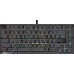 Клавиатура A4Tech Bloody MS76 темно-серый USB Multimedia for gamer LED (MS76) кабель 1.8м