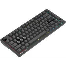 Клавиатура A4Tech Bloody MS76 темно-серый USB Multimedia for gamer LED (MS76) кабель 1.8м