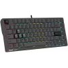 Клавиатура A4Tech Bloody MS76 темно-серый USB Multimedia for gamer LED (MS76) кабель 1.8м