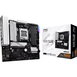 Материнская плата Asrock B650M PRO X3D Socket AM5 AMD B650 4xDDR5 mATX AC`97 8ch(7.1) 2.5Gg RAID+HDMI+DP