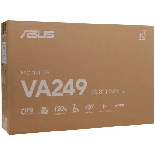 Монитор Asus 23.8" VA249HG черный IPS LED 16:9 HDMI матовая 1500:1 300cd 178гр/178гр 1920x1080 120Hz VGA FHD 3.2кг
