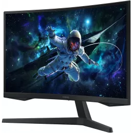 Монитор Samsung 27" Odyssey G5 S27CG552EMXUE черный VA LED 16:9 HDMI матовая 300cd 178гр/178гр 2560x1440 165Hz FreeSync DP 2K USB 4.1кг