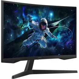 Монитор Samsung 27" Odyssey G5 S27CG552EMXUE черный VA LED 16:9 HDMI матовая 300cd 178гр/178гр 2560x1440 165Hz FreeSync DP 2K USB 4.1кг