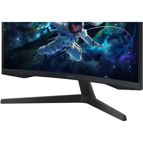 Монитор Samsung 27" Odyssey G5 S27CG552EMXUE черный VA LED 16:9 HDMI матовая 300cd 178гр/178гр 2560x1440 165Hz FreeSync DP 2K USB 4.1кг