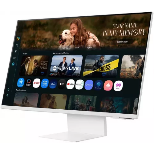 Монитор Samsung 32" S32FM801UMXUE белый VA LED 16:9 HDMI M/M Cam матовая HAS 3000:1 400cd 178гр/178гр 3840x2160 60Hz 4K USB 7кг