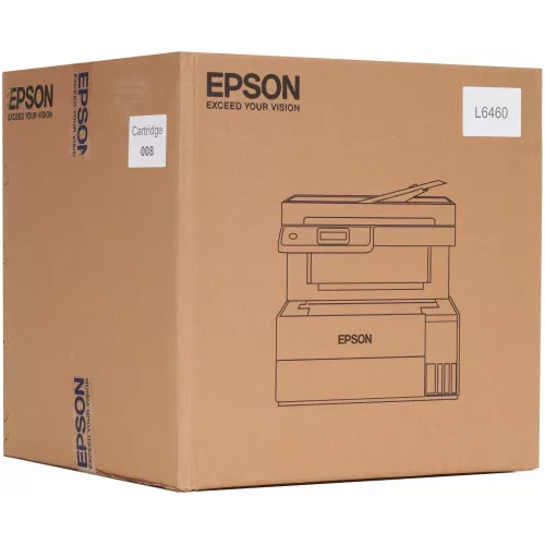 МФУ струйный Epson EcoTank L6460 (C11CJ89507) A4 Duplex WiFi белый