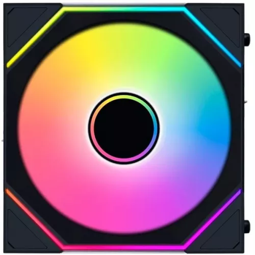 Вентилятор для корпуса Lian-Li Uni Fan SL-INF Wireless 120 ARGB 120х124.5x28 черный 4-pin 29.2дБ (упак.:3шт) (G99.12SLIN1W3B.R0) Ret