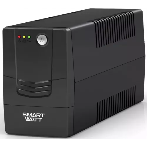Источник бесперебойного питания Smartwatt UNI 1050E 600Вт 1050ВА черный