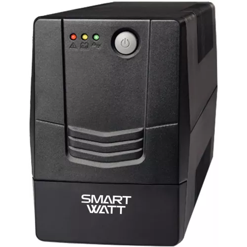 Источник бесперебойного питания Smartwatt UNI 1050E 600Вт 1050ВА черный