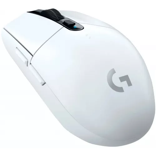 Мышь Logitech G304 Lightspeed белый оптическая 12000dpi беспров. USB 5but (910-005294)