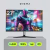 Монитор Digma 27" Overdrive 27P411F черный IPS LED 1ms 16:9 HDMI M/M матовая 250cd 178гр/178гр 1920x1080 180Hz G-Sync FreeSync DP FHD 5.8кг