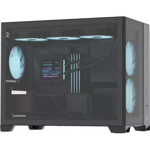 Корпус Formula Air Mesh G6 Plus AR черный без БП mATX 9x120mm 1xUSB3.0 audio