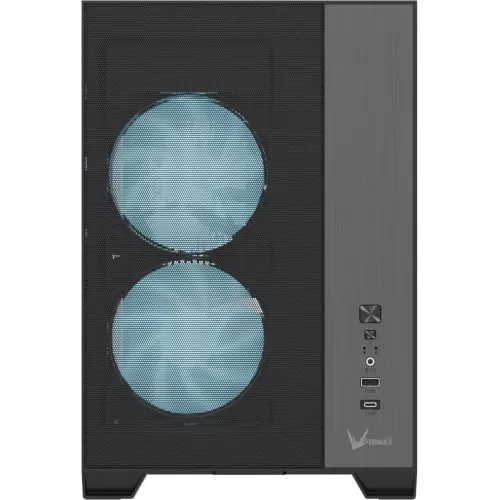 Корпус Formula Air Mesh G6 Plus AR черный без БП mATX 9x120mm 1xUSB3.0 audio