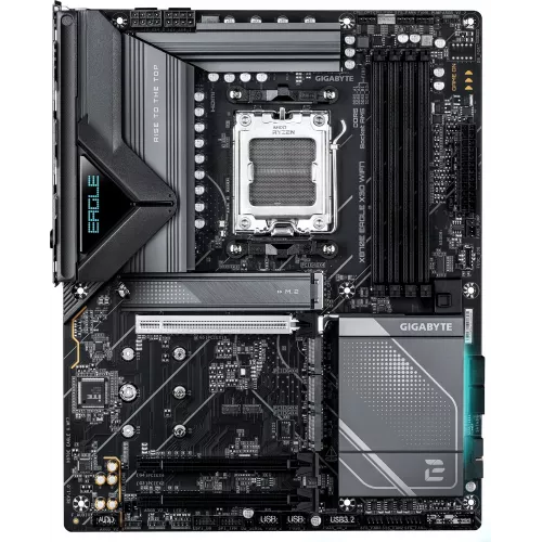 Материнская плата Gigabyte X870E EAGLE X WF7 Socket AM5 AMD X870E 4xDDR5 ATX AC`97 8ch(7.1) 5Gigabit RAID+HDMI