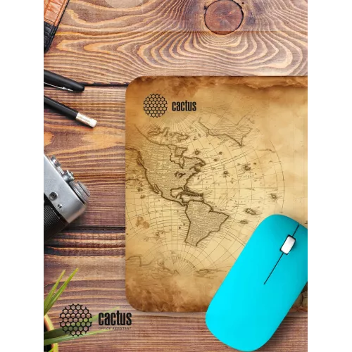 Коврик для мыши Cactus Antique map 220x180x2мм (CS-MPC-P08XS)