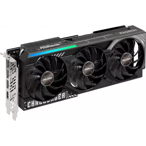 Видеокарта Asrock PCI-E 5.0 RX9070XT CL 16G AMD Radeon RX 9070XT 16Gb 256bit GDDR6 2400/20000 HDMIx1 DPx3 HDCP Ret