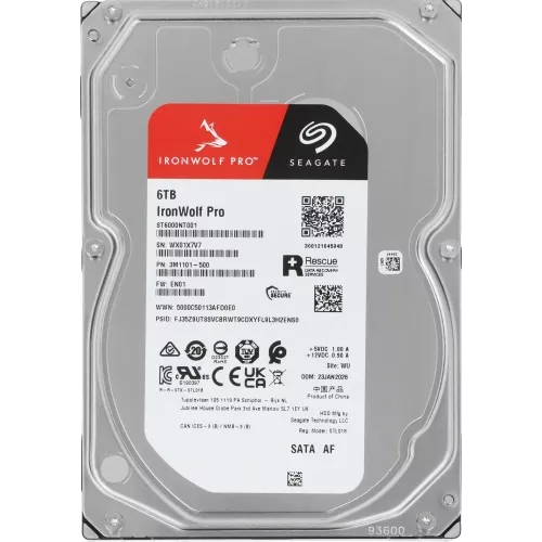 Жесткий диск Seagate SATA-III 6TB ST6000NT001 NAS Ironwolf Pro 512E (7200rpm) 256Mb 3.5"