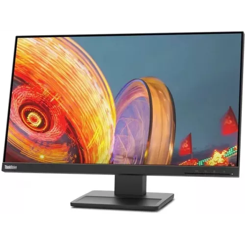 Монитор Lenovo 23.8" ThinkVision E24q-20 черный IPS 4ms 16:9 HDMI M/M матовая HAS Piv 1000:1 300cd 178гр/178гр 2560x1440 75Hz DP 2K 5.05кг