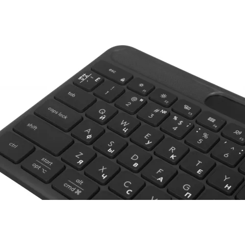 Клавиатура Logitech K980 графитовый беспроводная BT slim (920-013768)