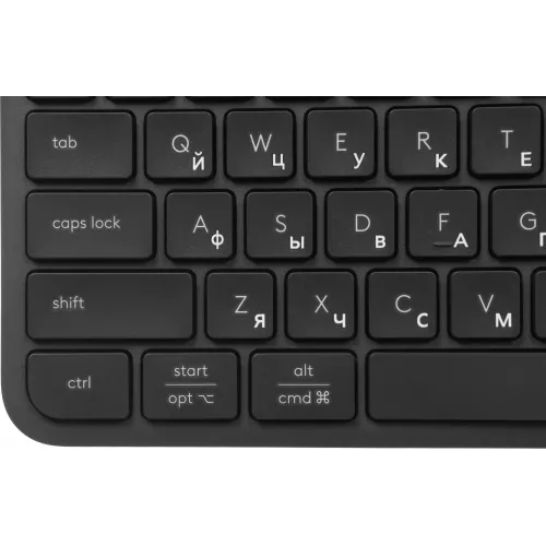 Клавиатура Logitech K980 графитовый беспроводная BT slim (920-013768)
