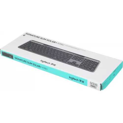 Клавиатура Logitech K980 графитовый беспроводная BT slim (920-013768)