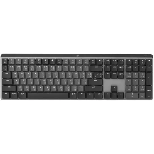 Клавиатура Logitech MX Mechanical механическая черный USB беспроводная BT/Radio slim LED (920-010766)