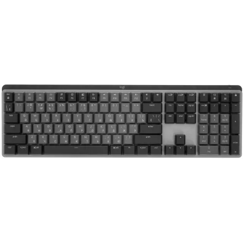 Клавиатура Logitech MX Mechanical механическая черный USB беспроводная BT/Radio slim LED (920-010766)