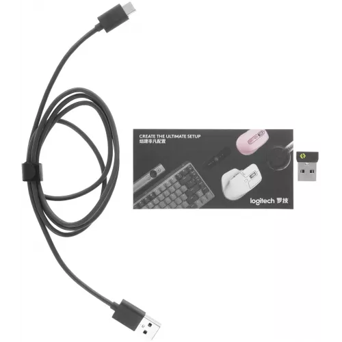 Клавиатура Logitech MX Mechanical механическая черный USB беспроводная BT/Radio slim LED (920-010766)