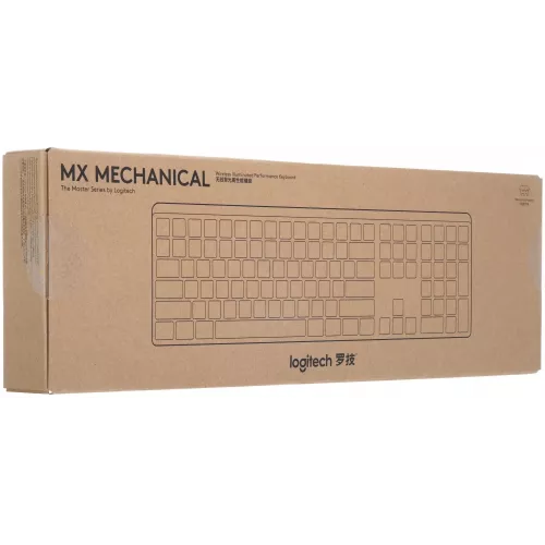 Клавиатура Logitech MX Mechanical механическая черный USB беспроводная BT/Radio slim LED (920-010766)