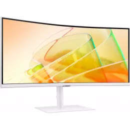 Монитор Samsung 34" ViewFinity S6 S34C650TAUXEN белый VA LED 5ms 21:9 HDMI M/M полуматовая HAS Piv 350cd 178гр/178гр 3440x1440 100Hz FreeSync DP Ultra WQHD USB 8.1кг