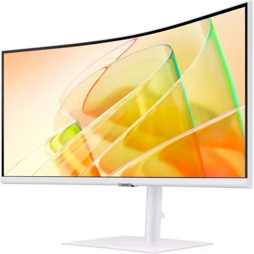 Монитор Samsung 34" ViewFinity S6 S34C650TAUXEN белый VA LED 5ms 21:9 HDMI M/M полуматовая HAS Piv 350cd 178гр/178гр 3440x1440 100Hz FreeSync DP Ultra WQHD USB 8.1кг
