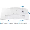 Монитор Samsung 34" ViewFinity S6 S34C650TAUXEN белый VA LED 5ms 21:9 HDMI M/M полуматовая HAS Piv 350cd 178гр/178гр 3440x1440 100Hz FreeSync DP Ultra WQHD USB 8.1кг