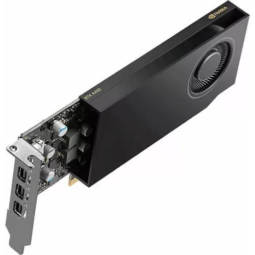 Видеокарта PNY PCI-E 4.0 A400 NVIDIA A400 4Gb 64bit GDDR6 727 mDPx4 Bulk low profile