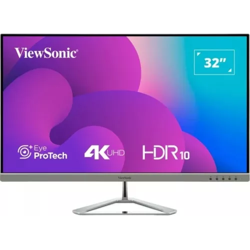 Монитор ViewSonic 31.5" VX3276-4K-MHD-2 черный VA LED 16:9 HDMI M/M матовая 350cd 178гр/178гр 3840x2160 DP 4K 6.9кг