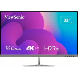 Монитор ViewSonic 31.5" VX3276-4K-MHD-2 черный VA LED 16:9 HDMI M/M матовая 350cd 178гр/178гр 3840x2160 DP 4K 6.9кг