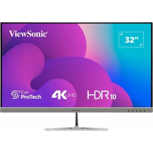 Монитор ViewSonic 31.5" VX3276-4K-MHD-2 черный VA LED 16:9 HDMI M/M матовая 350cd 178гр/178гр 3840x2160 DP 4K 6.9кг