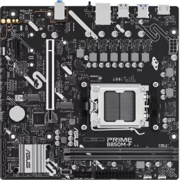 Материнская плата Asus PRIME B850M-F Socket AM5 AMD B850 2xDDR5 mATX AC`97 8ch(7.1) GbLAN RAID+VGA+HDMI