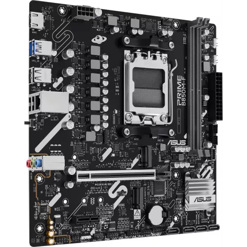 Материнская плата Asus PRIME B850M-F Socket AM5 AMD B850 2xDDR5 mATX AC`97 8ch(7.1) GbLAN RAID+VGA+HDMI