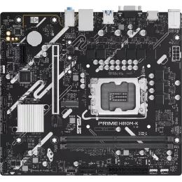 Материнская плата Asus PRIME H810M-K Soc-1851 Intel H810 2xDDR5 mATX AC`97 8ch(7.1) GbLAN RAID+VGA+HDMI