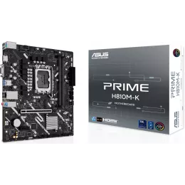 Материнская плата Asus PRIME H810M-K Soc-1851 Intel H810 2xDDR5 mATX AC`97 8ch(7.1) GbLAN RAID+VGA+HDMI