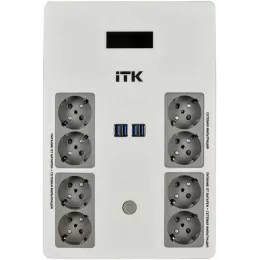 Источник бесперебойного питания ITK Electra EST8-1000VA-1-001 600Вт 1000ВА черный
