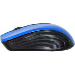 Мышь Оклик 545MW черный/синий оптическая 1600dpi беспров. USB для ноутбука 4but (368630)