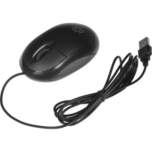 Мышь Оклик 105S черный оптическая 800dpi USB для ноутбука 3but (400941)