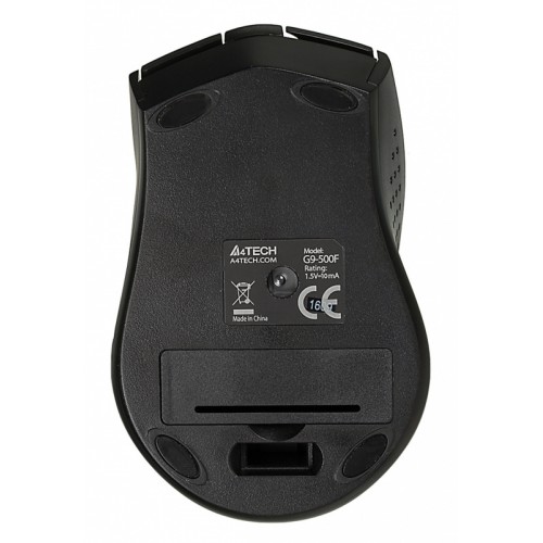 Мышь A4Tech V-Track G9-500F черный оптическая 1200dpi беспров. USB 4but