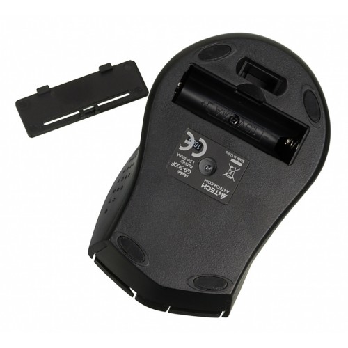 Мышь A4Tech V-Track G9-500F черный оптическая 1200dpi беспров. USB 4but