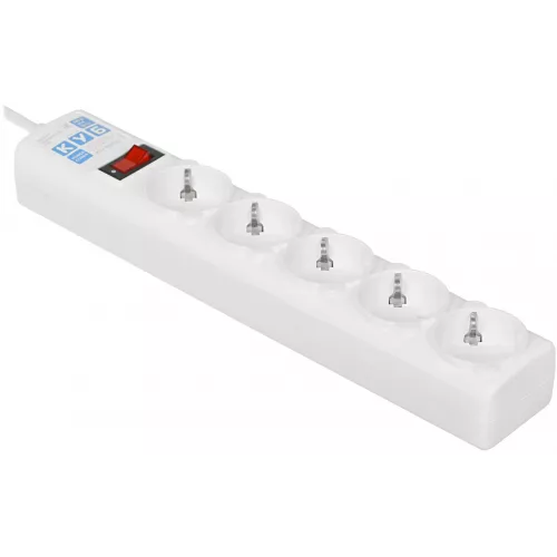 Сетевой фильтр Powercube SPG-B-6-WHITE 1.9м (5 розеток) белый (коробка)